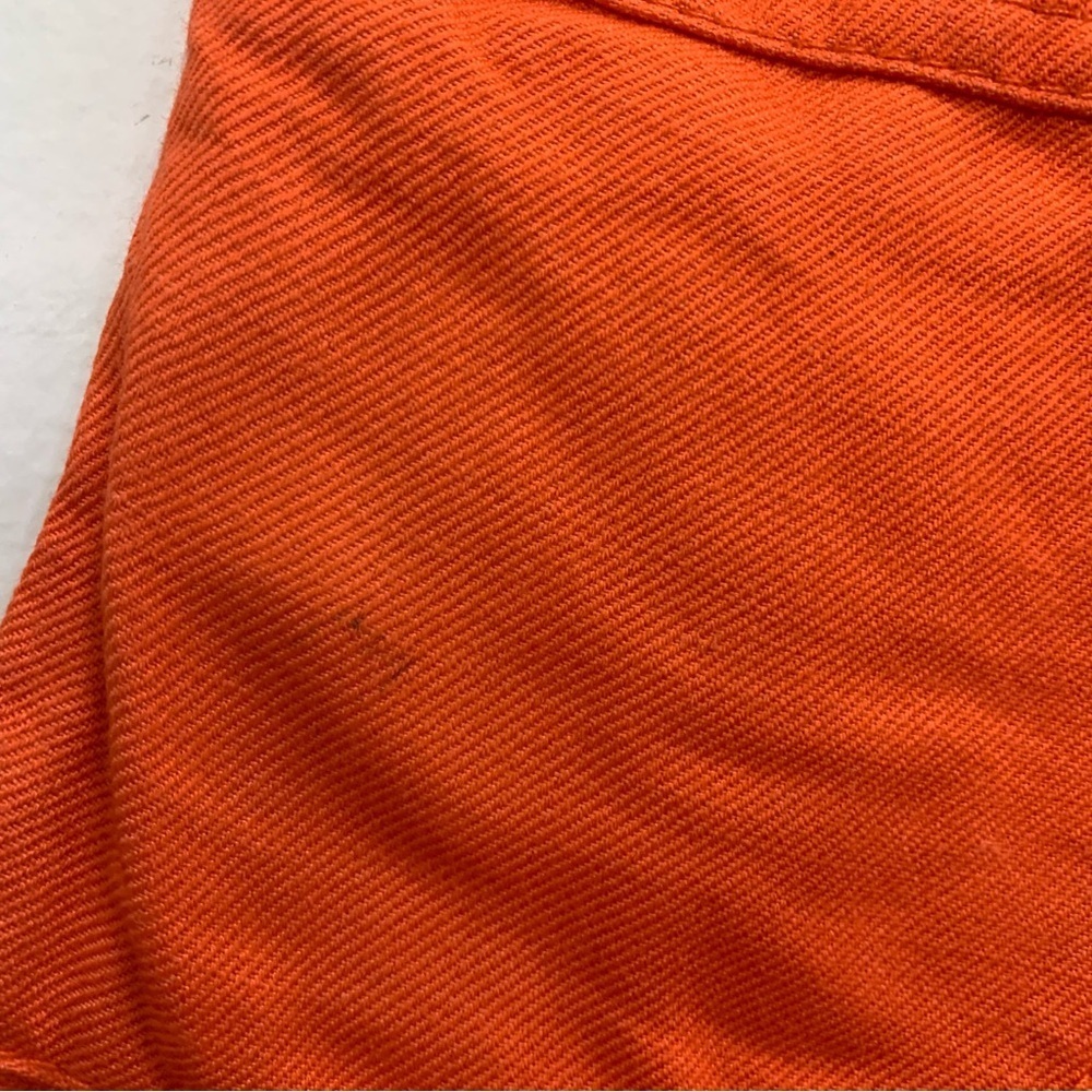 J Crew Factory Orange Skirt Size 2 - Picture 5 of 12